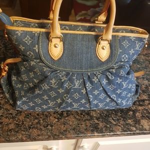 Louis Vuitton Blue Monogram Handbag